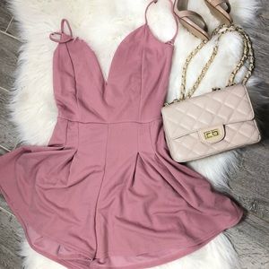 Dusty Rose Romper
